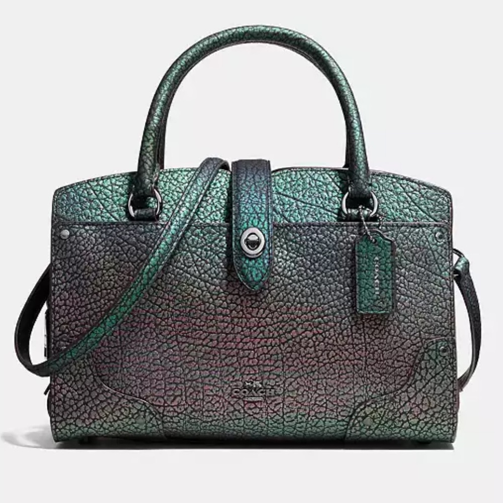 GUC Coach Hologram Mercer 24 Crossbody